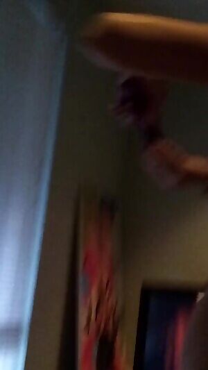 Asian teen lubing ass for 1st anal