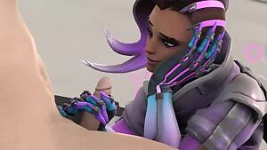 Sombra handjob