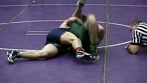 Green wrestling bulge