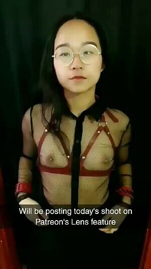 Chinese slut models BDSM wear