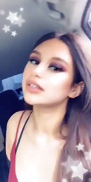 Cutie showing herself off