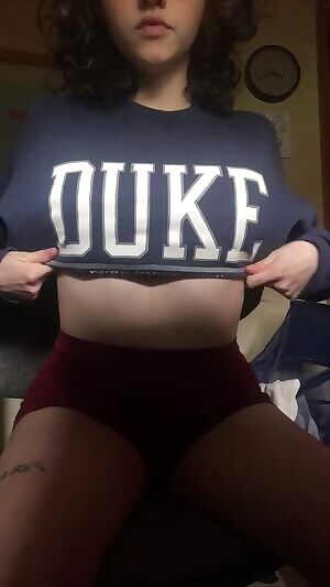 I never went to duke but that won't stop me from being a slut in one of their overpriced sweatshirts ;)
