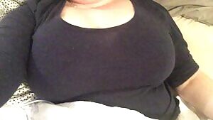 The best part of the day is releasing my cup tits & watching them bounce. Can only imagine them with a cock between them