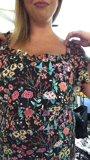 Going out for drinks wearing a dress with no bra...should I keep the straps up or off the shoulders for easier access?