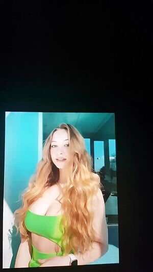 Sophia Diamond covered in cum