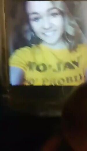 Cute white girl gets a BBC tribute