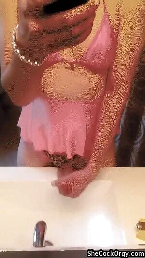 Of course you can use my bathroom and cum in the sink