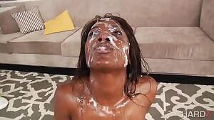 What was her first scene ever?