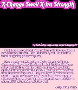 Chris, now Kris, becomes the plus sized one in the relationship.