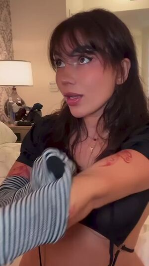 Stubble Big Tits Boobs Lingerie Shaved