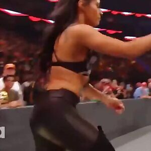 Zelina Vega's tight ass
