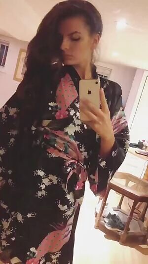 I love my silk kimono