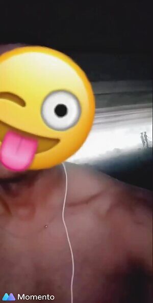 Cumming hard next to some male bikers