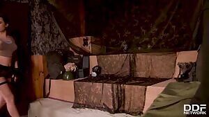 Luscious Ass In Army Booty Shorts