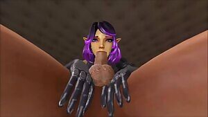 Skye gives another sucky sucky