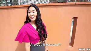 Katana Gets Fucked On a Park Bench