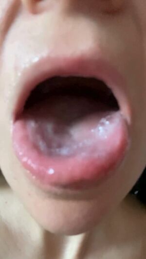 Femdom ASMR Brunette Drool Drooling Finger in Mouth