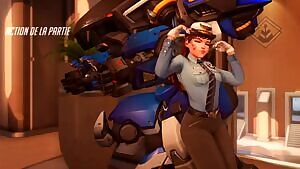 happy with the mess she made