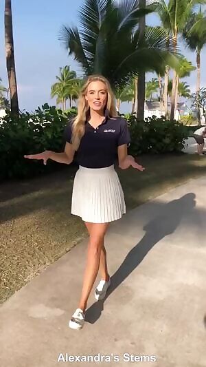 I can't stop watching Alexandra O'Laughlin's world-class legs!