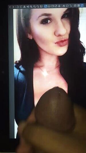 Dumped a hot load on her face.