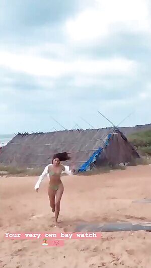 Shivani Singh's slow mo bouncing titties