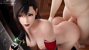 Tifa fucked doggystyle