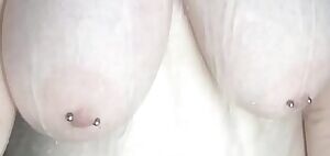 Just getting clean. 💦😊 Post joint showers are the best 🙈