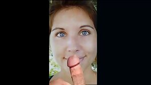 Cock slapping beautiful Soe