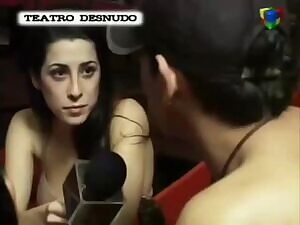 Argentinian reporter gets naked for interview with nudists
