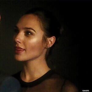 Gal Gadot needs a massive load all over her face