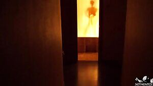 Step Sister Caught Masturbating In Shower Then Fucked By Brother