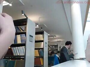 Flashing a complete stranger at the library