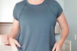 Best part of the workout is finally taking off the sweaty sports bra.