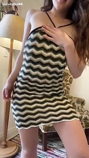 Surprise I'm naked under this!