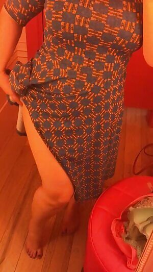 A little tease in my dress from yesterday