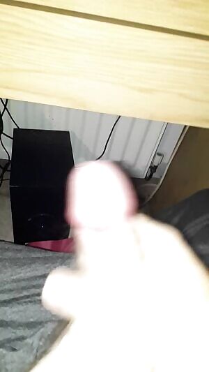 Wishing you were under my desk, willing to cam a cumshot