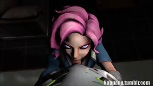 Maeve gives genji sucky sucky