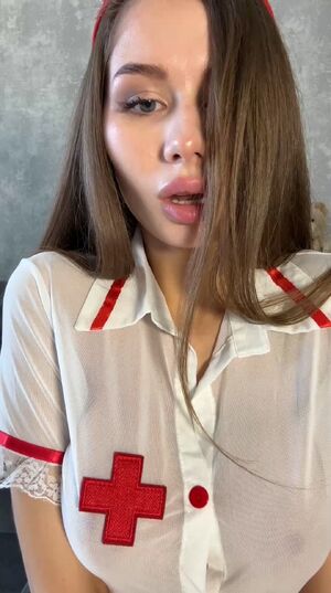 NSFW Cosplay Amateur Areolas Costume Nurse