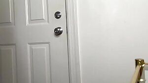 Blowing The Pizza Delivery Guy