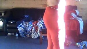 Working on my booty for Daddy, he said I needed bigger heavier boobies to help build my butt during squats.