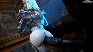 Serath Anally fucked by a Minotaur