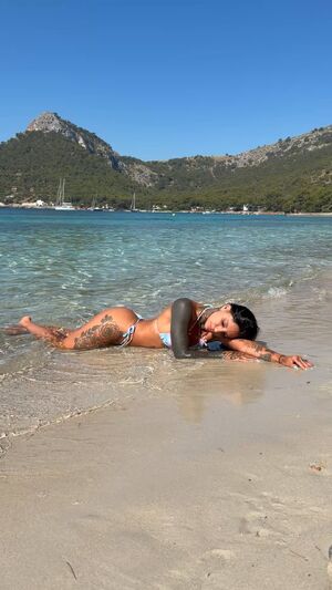 Goth Girls Amateur Beach Bikini Brunette