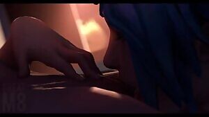 Chloe pleasuring Max