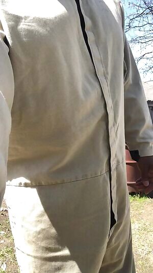 Day 3 of teleworking. Got a little hot doing yard work.