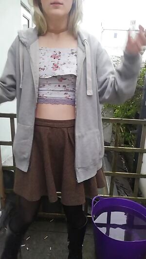 Hoping the neighbours don't see