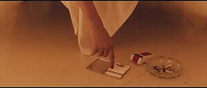 Uma Thurman topless with Maggie Q in 