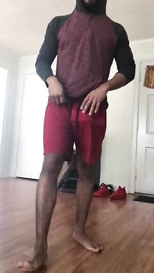 Idk what to coin this, dick out? Cock Drop?...schlonging out