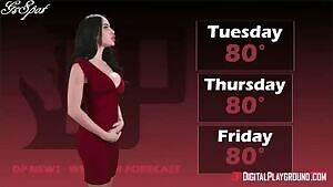 Digitial Playground - Victoria June - Latina Weather Girl