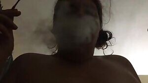 Riding Daddy’s cock while taking a fat dab. Happy late 710!