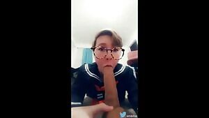 When you throat the dick so deep your filter pops off